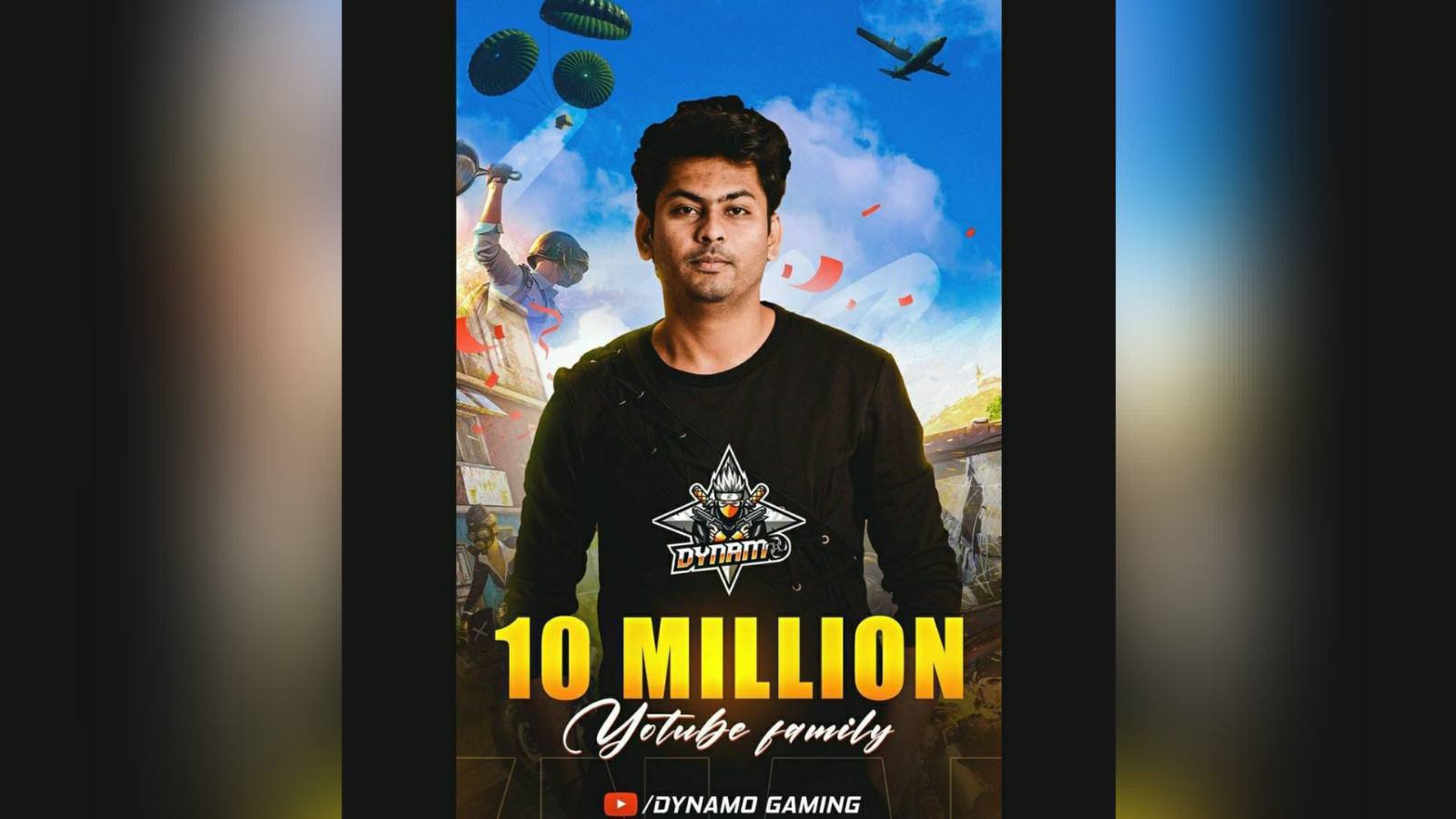 BGMI Pro Dynamo filled with gratitude as he reaches 10 million subscribers in his youtube channel