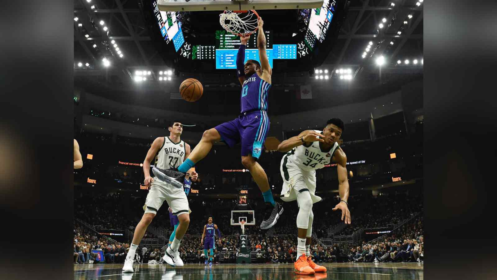 “Ohhh Miles Bridges just put the Freak in the basket!”- Twitter reacts to Miles Bridges adding Giannis Antetokounmpo to his Poster Dunk List