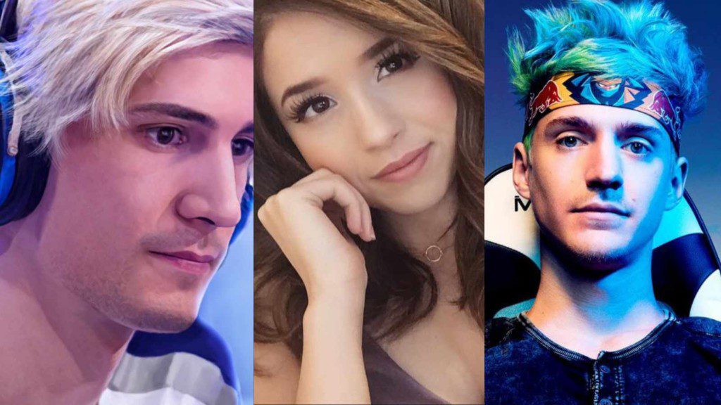 xQc, Pokimane, and Ninja