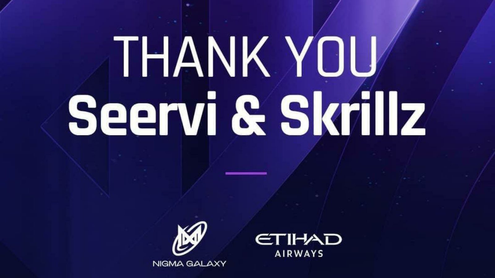 Nigma Galaxy releases Seervi and Skrillz from their BGMI roster