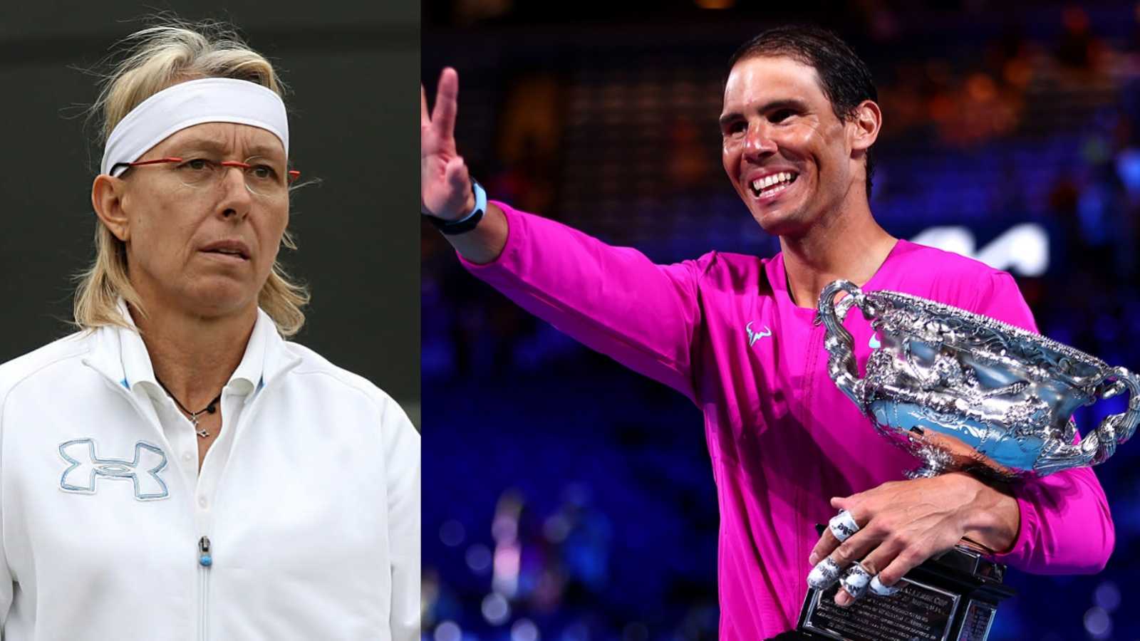 ‘You are not even done yet!’ Martina Navratilova applauds Rafael Nadal for historic feat after claiming 2nd Australian Open title