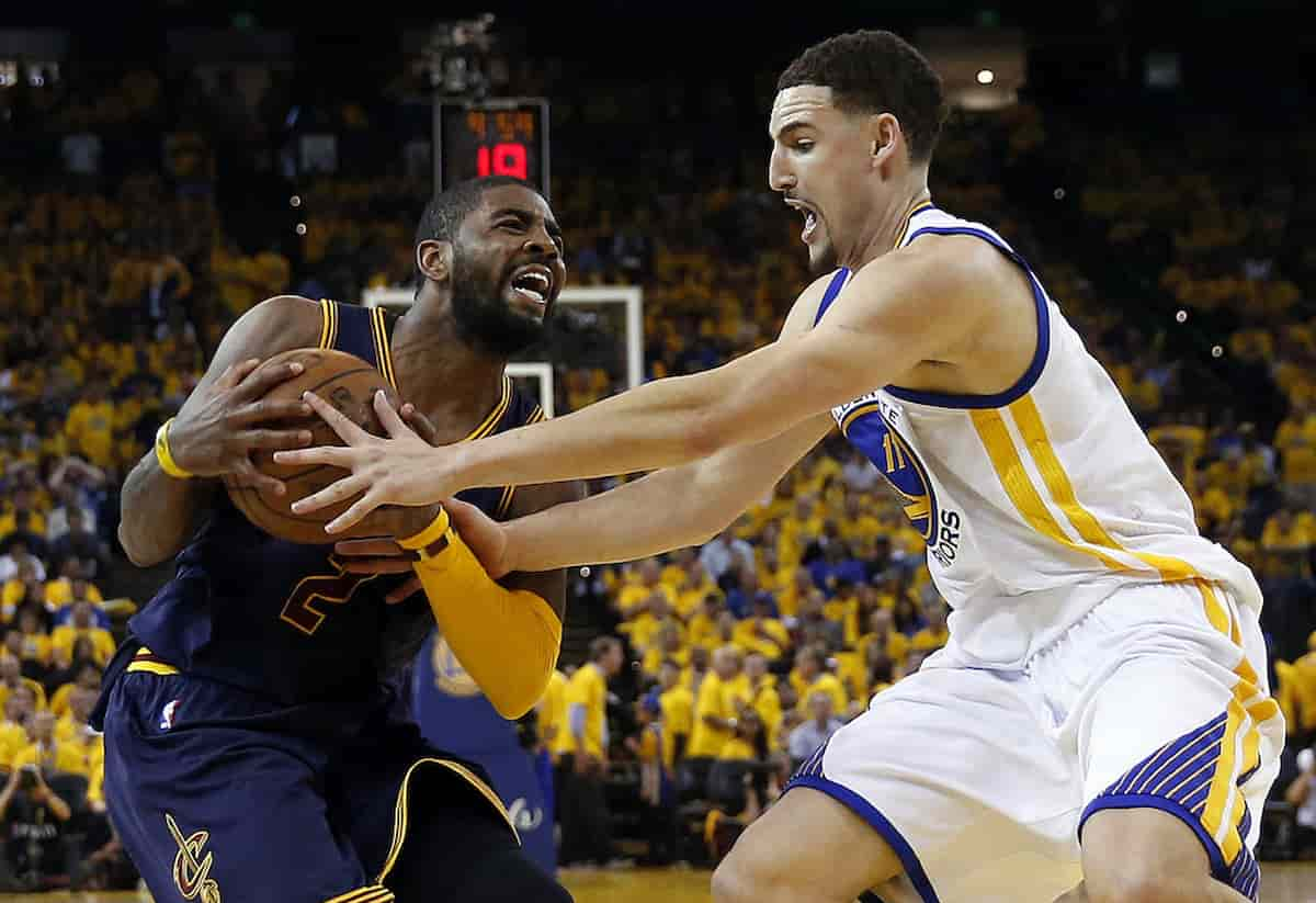 Kyrie Irving pops hilarious question to Klay Thompson regarding epic boat rides