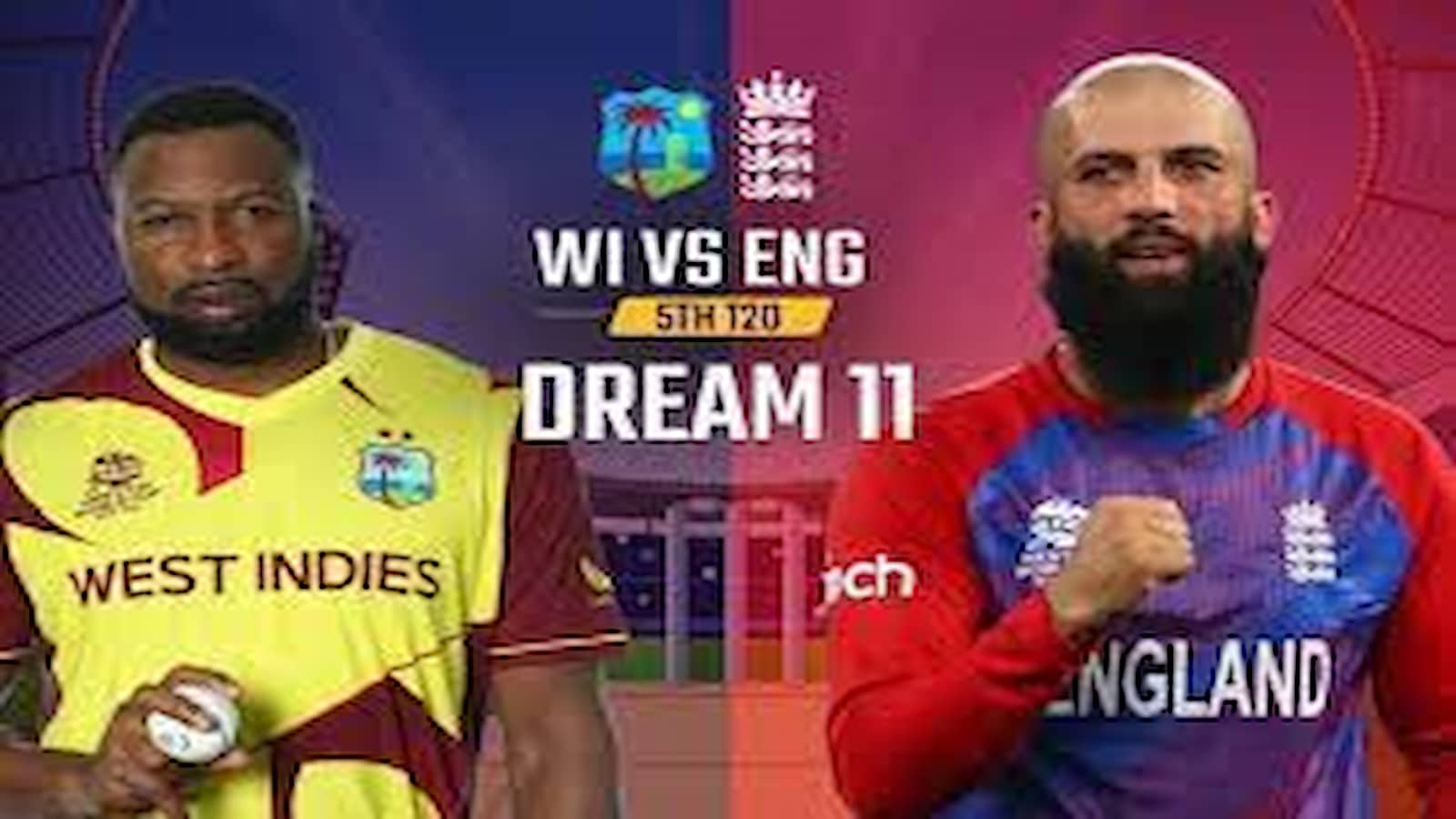 WI vs ENG 5th T20I Dream11 Prediction, Fantasy Cricket Tips, Playing 11, Pitch Report, and Other Updates