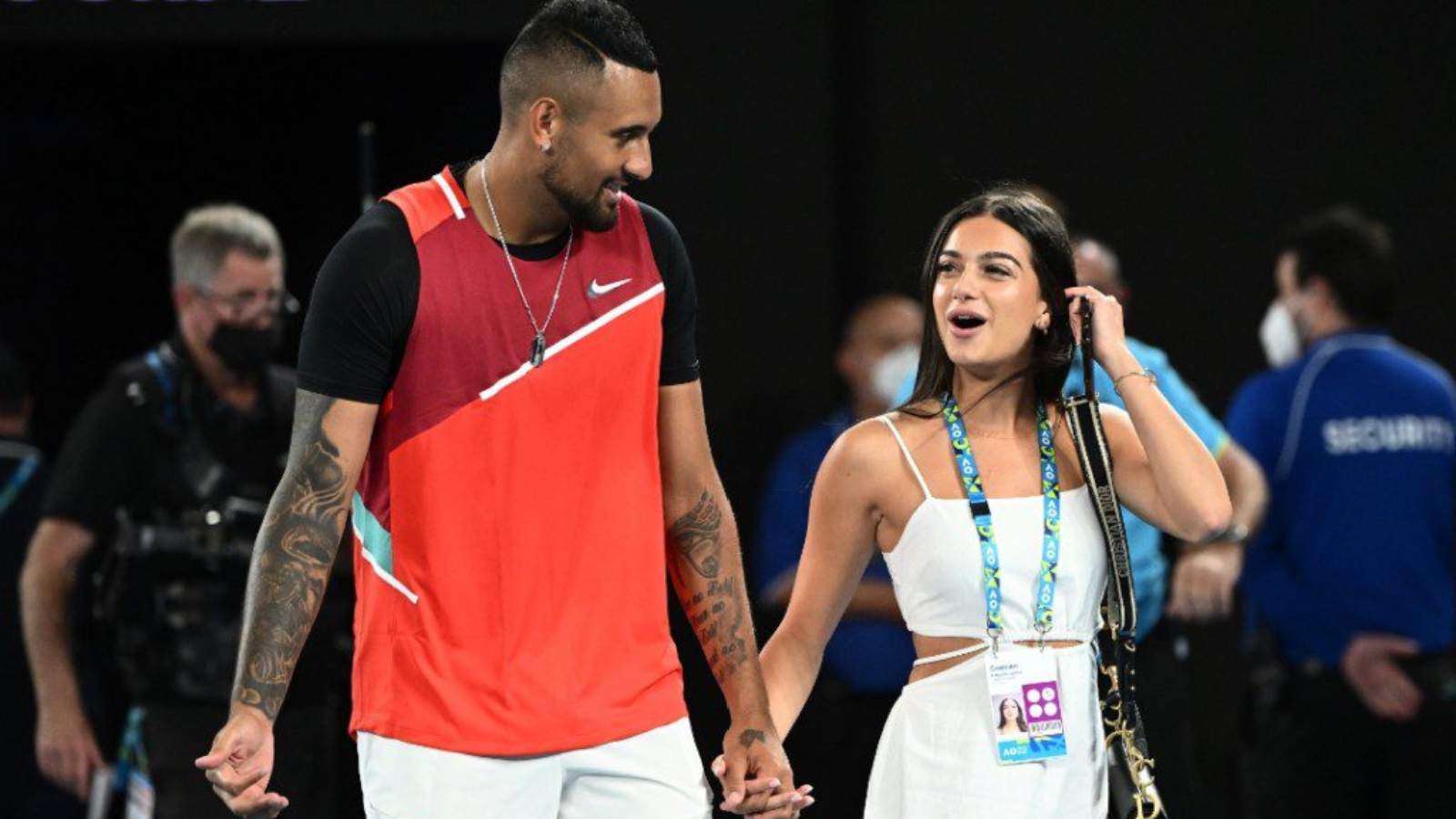 Nick Kyrgios drops a massive bombshell about his engagement with girlfriend Costeen Hatzi