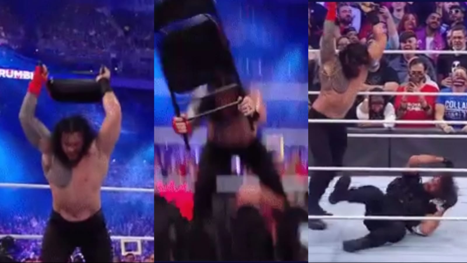 WATCH: Roman Reigns recreates the iconic moment “The Shield” broke up