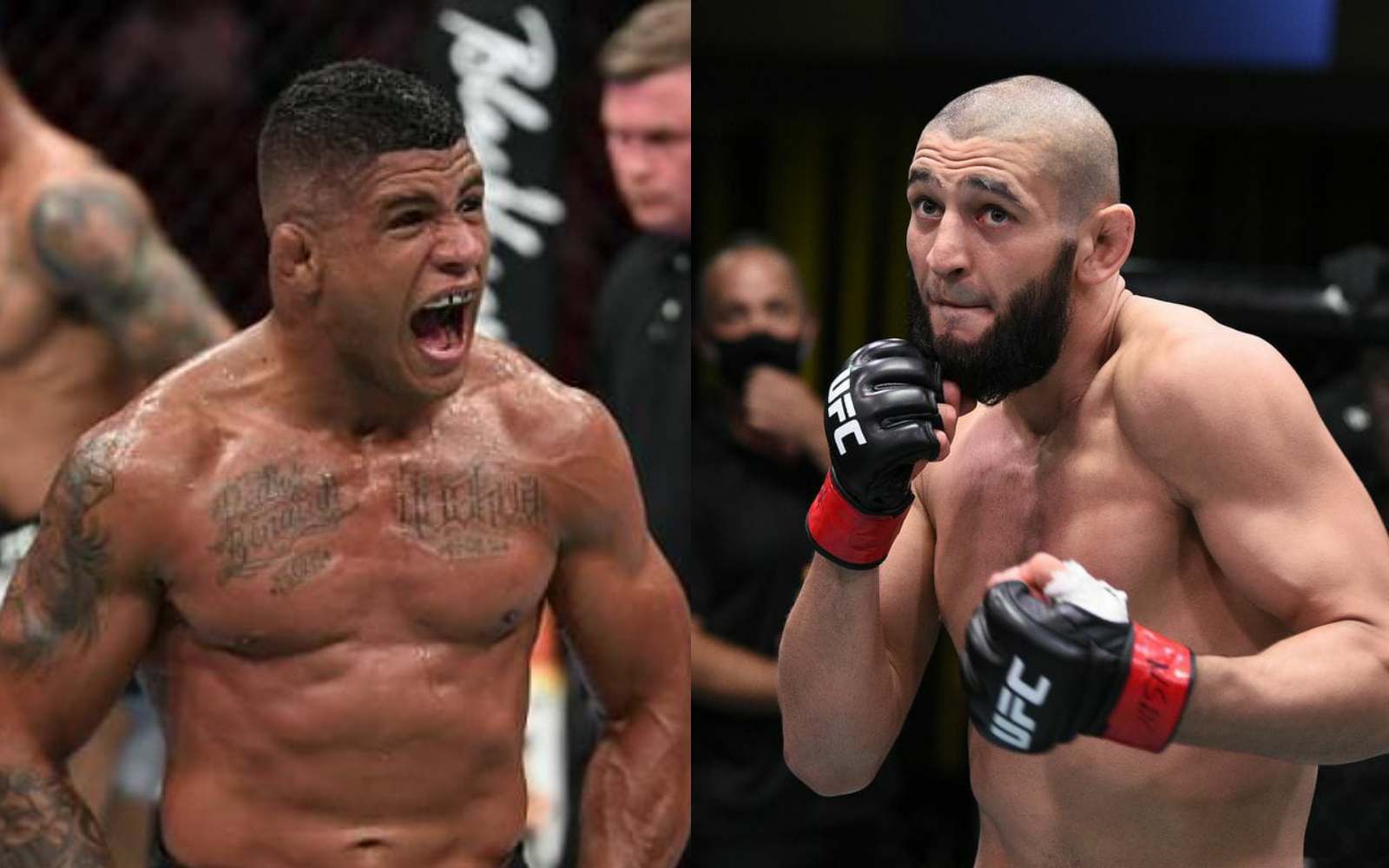 Khamzat Chimaev boldly shoots off cryptic call-out to Gilbert Burns as fight rumours gain speed