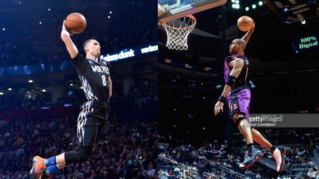 Zach LaVine and Vince Carter