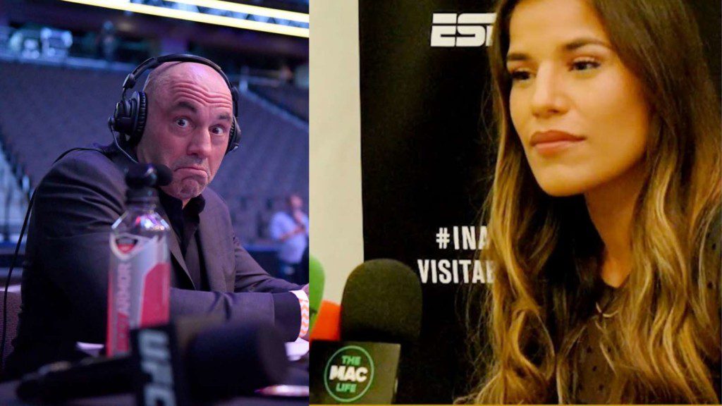 Joe Rogan and Julianna Pena