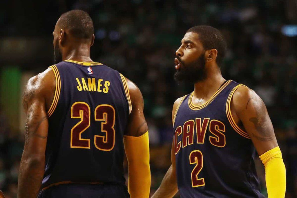 LeBron James and Kyrie Irving