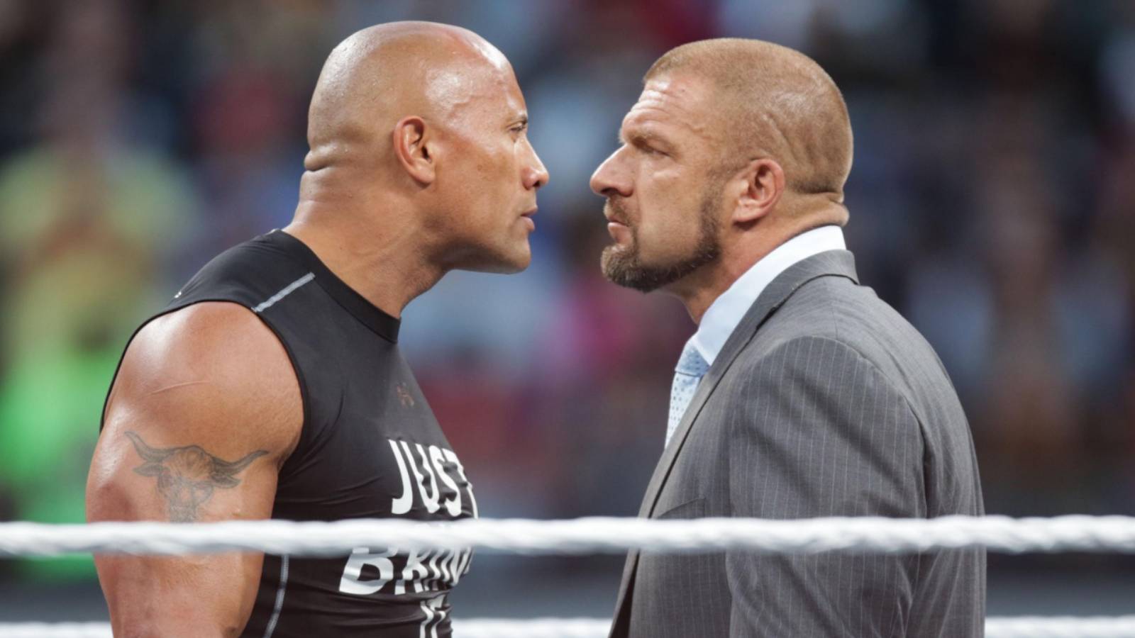 “It would’ve been a blast to step in there with him”; When Triple H expressed his thoughts on having a match with the Rock