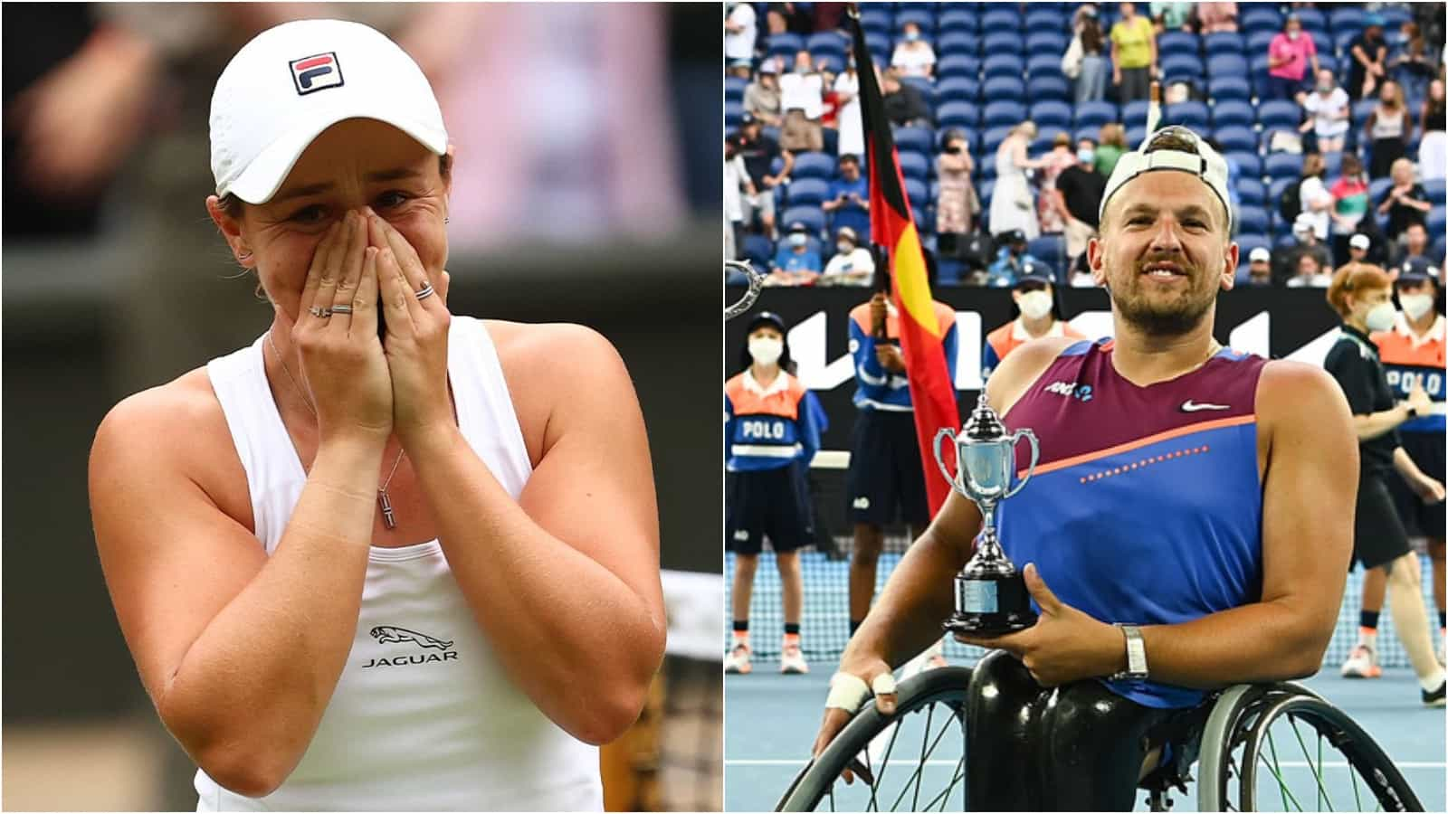 WATCH: “I was CRYING before coming out” Ash Barty pays tribute to Dylan Alcott after her semi-final win over Maddison Keys