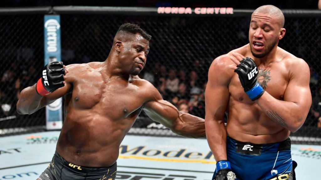 Francis Ngannou Ciryl Gane UFC 270