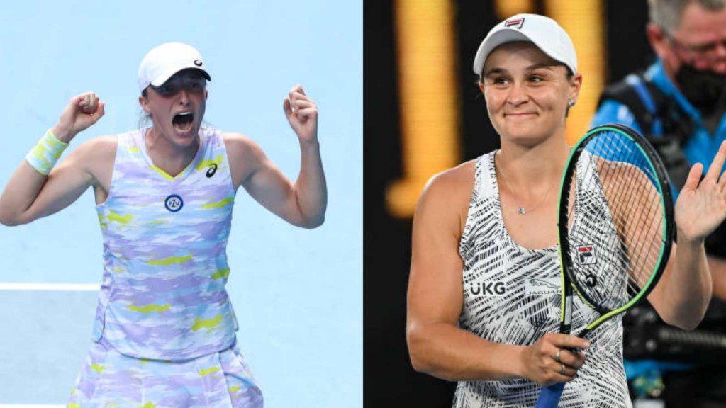 Iga Swiatek and Ash Barty