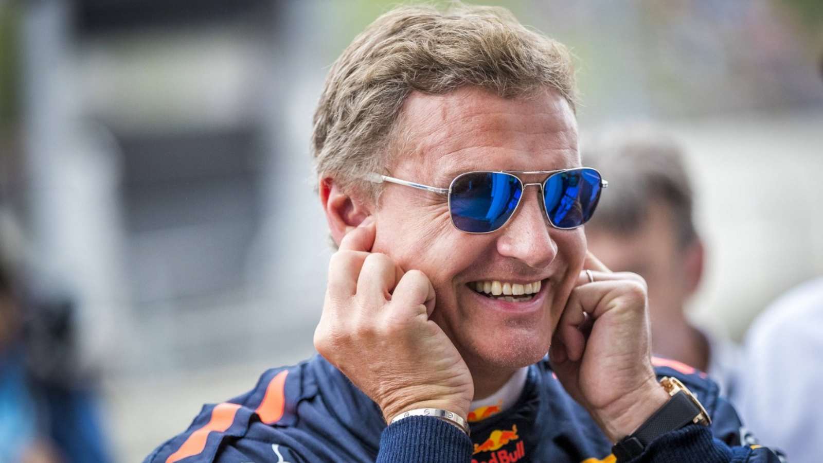 Watch: Red Bull ‘turns on the noise’ in the streets of Belgrade with former F1 driver David Coulthard taking charge behind the wheels