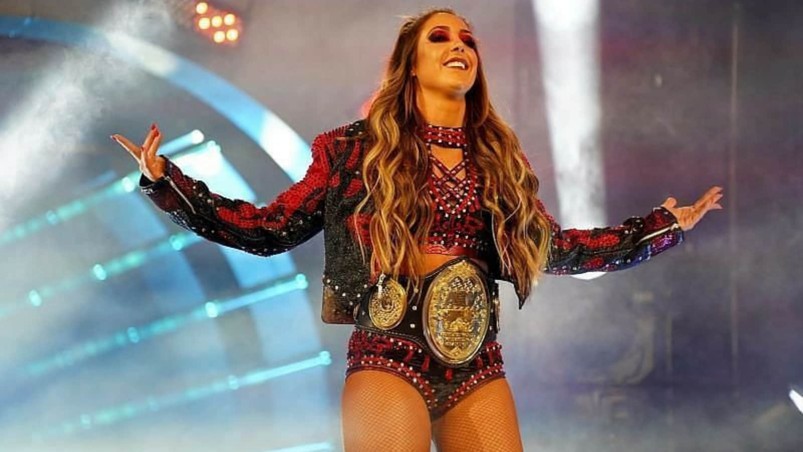 AEW wrestler Britt Baker challenges Logan Paul to wrestle for his Charizard card