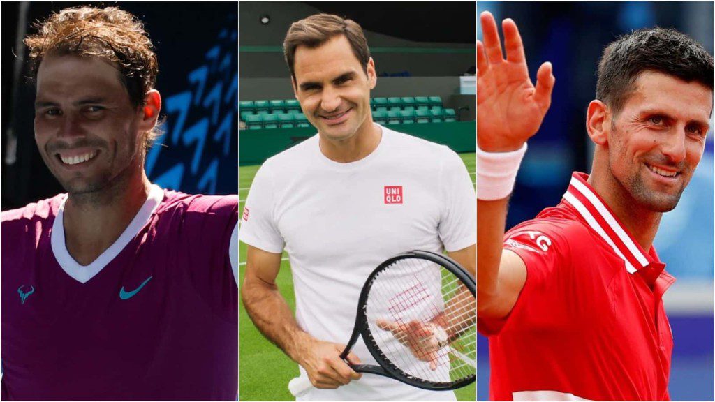 Rafael Nadal, Roger Federer, Novak Djokovic