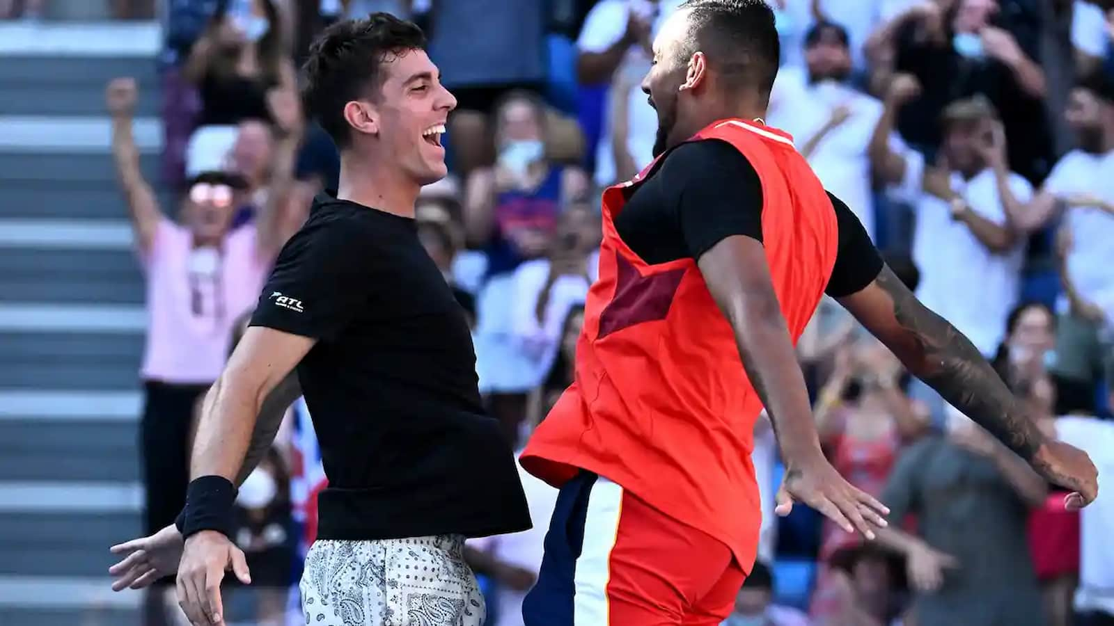 “I want to f*****g win this thing” Nick Kyrgios and Thanasi Kokkinakis storm into the semi-finals of the 2022 Australian Open