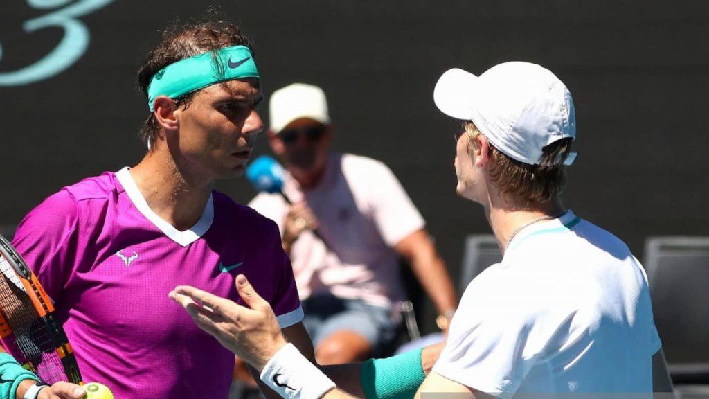 Rafael Nadal and Denis Shapovalov