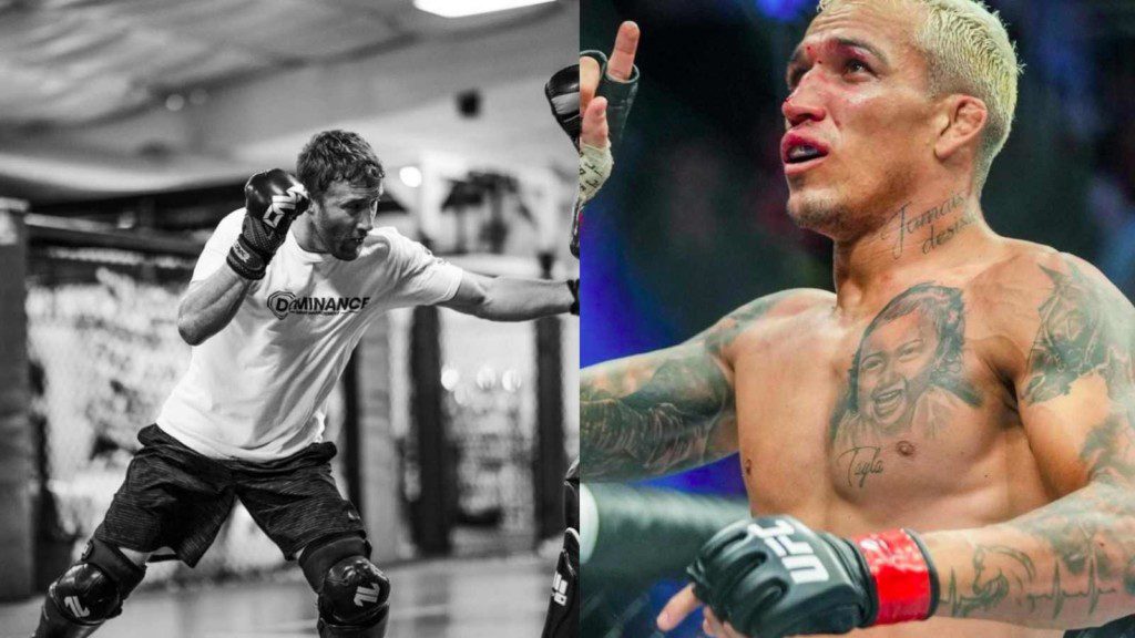 Justin Gaethje and Charles Oliveira