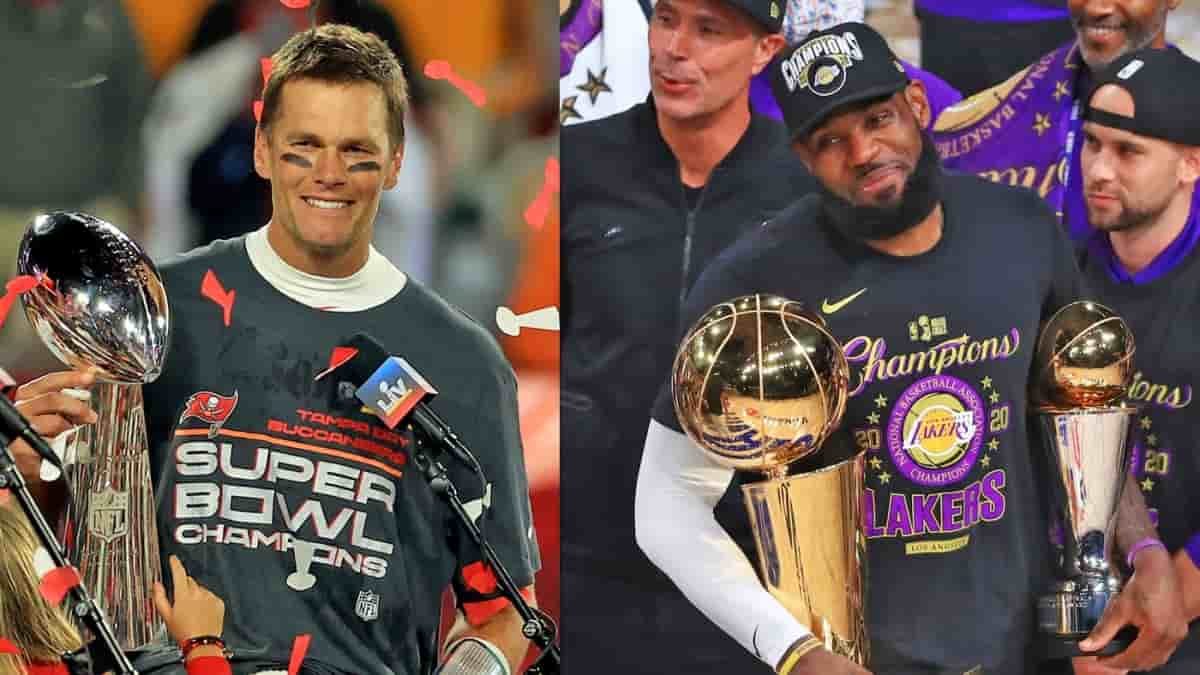 Tom Brady fans assert LeBron James enjoy double standards from sports media: Laker Nation strikes back strongly