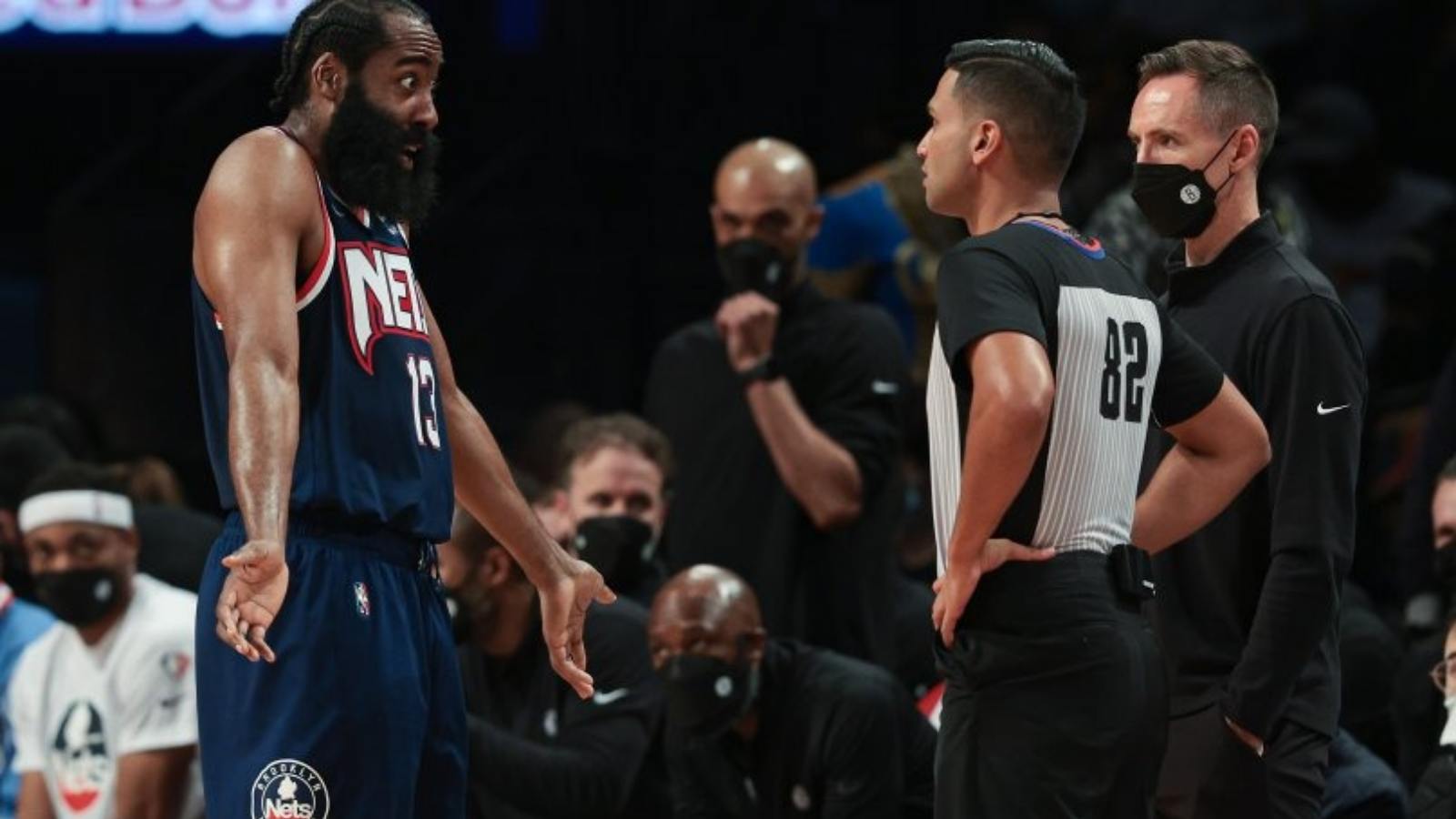 “There are nights where he gets targeted” Steve Nash suggests James Harden is getting prejudged by officials foul calls