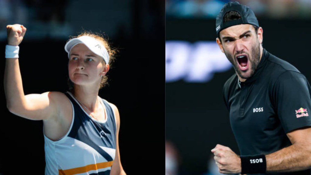 Barbora Krejcikova and Matteo Berrettini