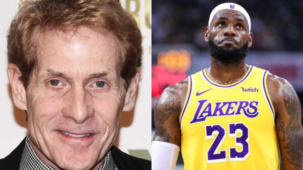 Skip Bayless and LeBron James