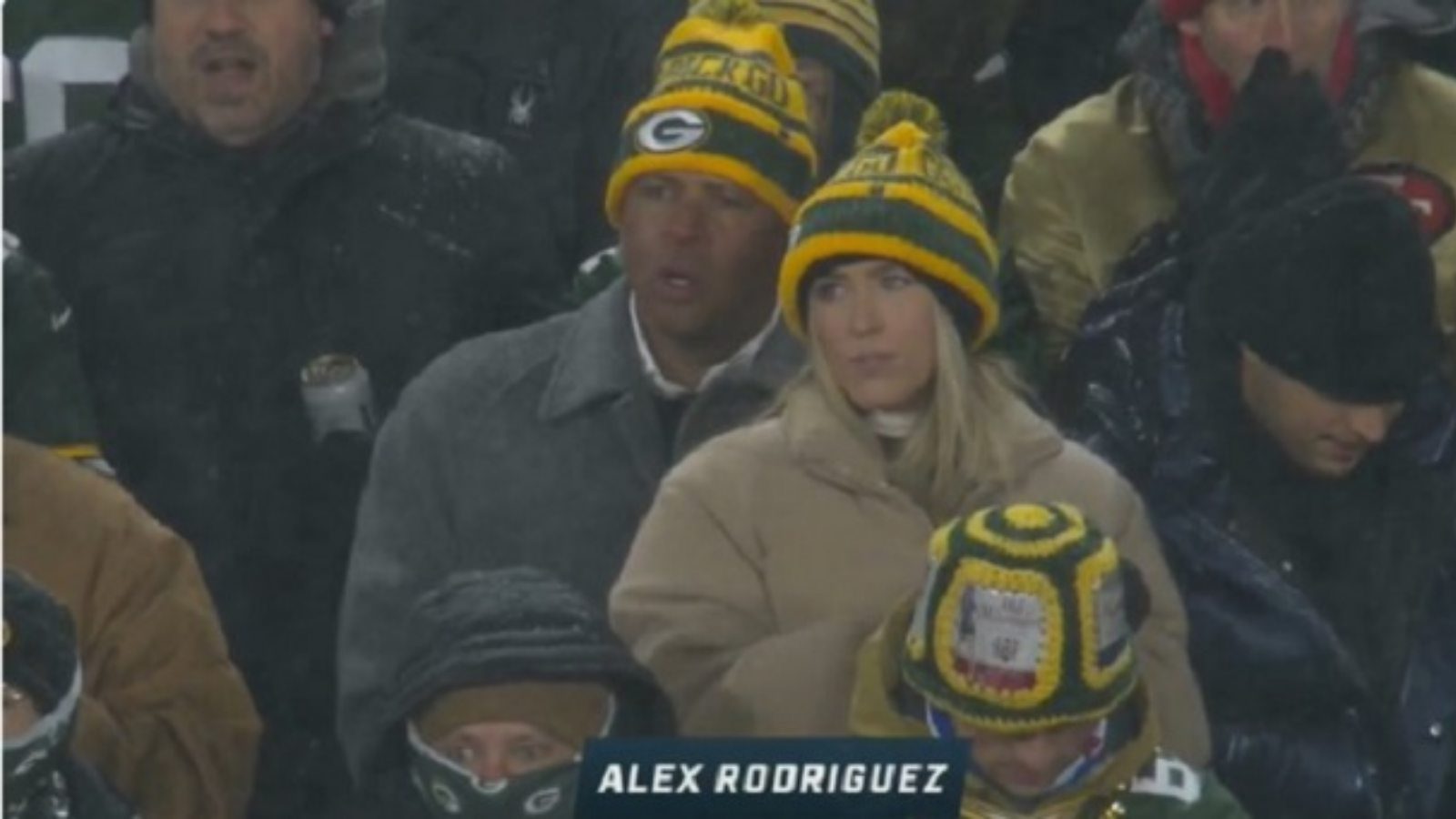 “Read the room Alex” – Why was Alex Rodriguez present in the freezing cold of Lambeau field