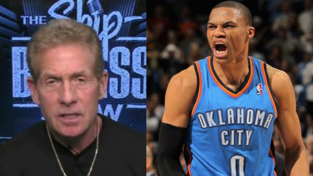 Skip Bayless and Russell Westbrook