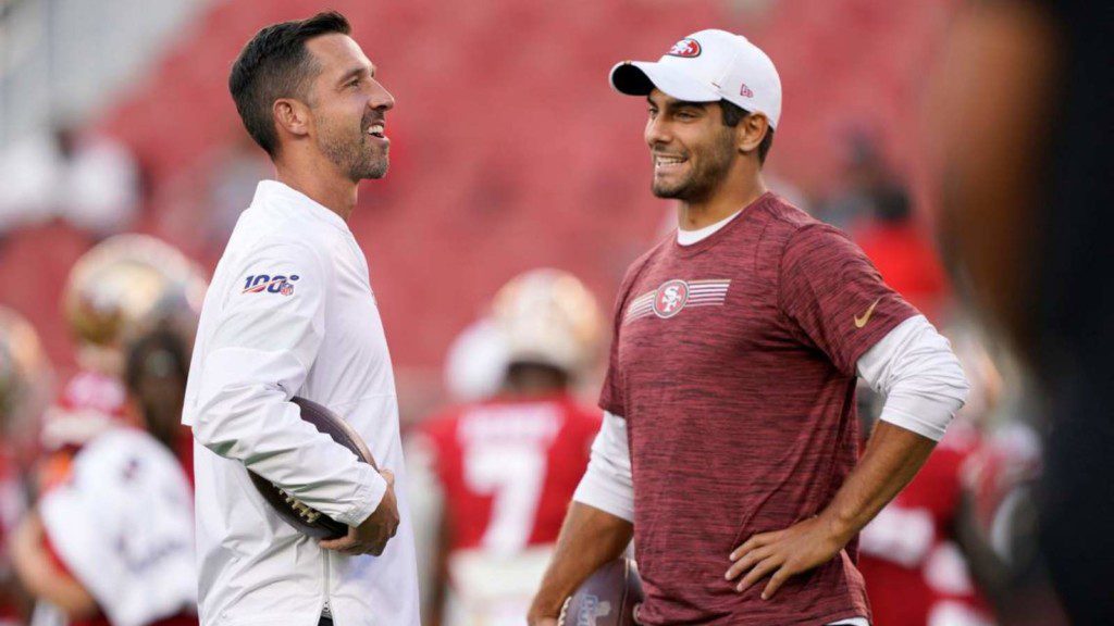 Kyle Shanahan and Jimmy Garoppolo