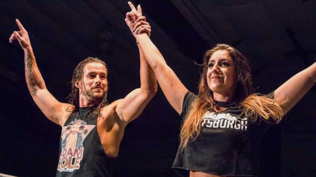 Britt Baker and Adam Cole