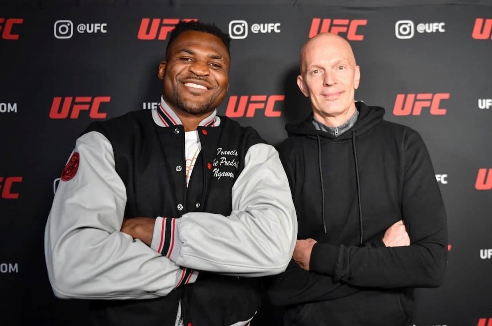 Watch: Francis Ngannou presented with the coveted USADA 50x clean jacket