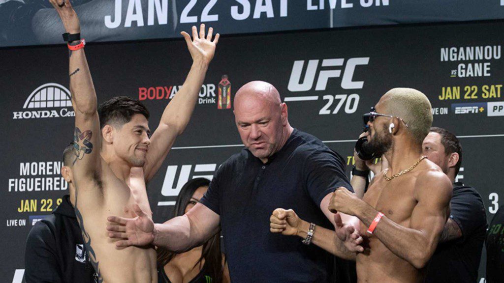 Brandon Moreno Deiveson Figueiredo ufc 270