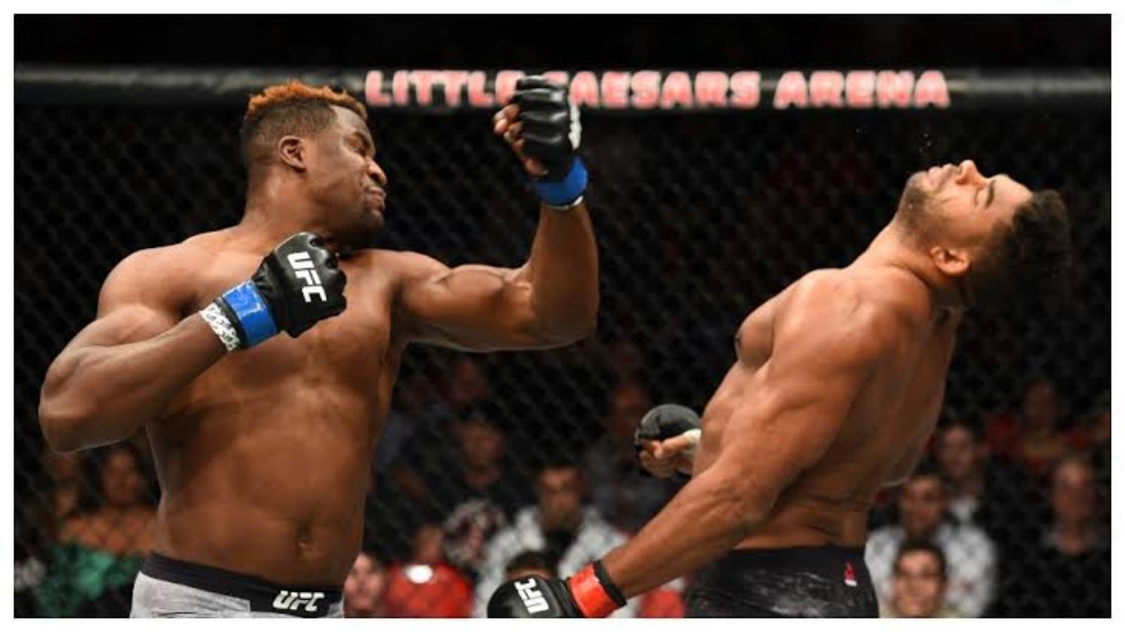 Watch: Francis Ngannou gifted an NFT with one of his most iconic knockouts over Alistair Overeem at UFC 218