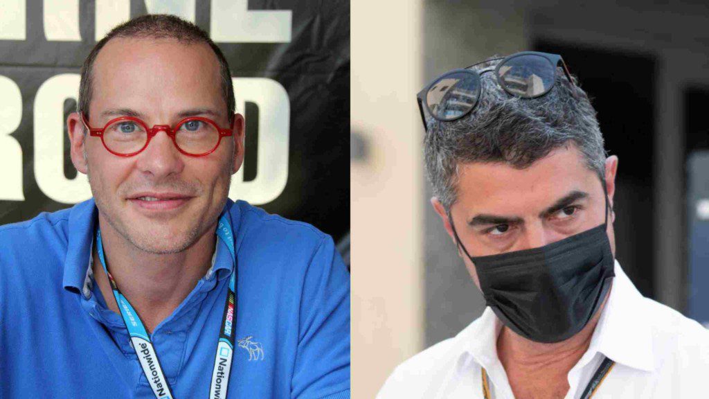 Jacques Villeneuve and Michael Masi 