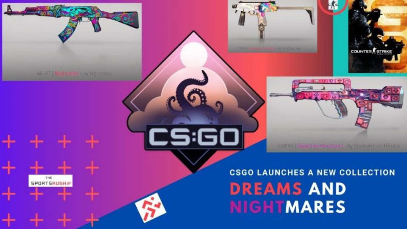 First Case of 2022 Drops: CSGO Dreams and Nightmares Case is out for grabs.