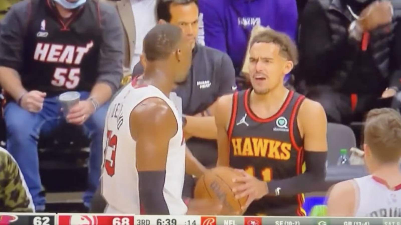 “Best Guard in the World” – Twitter reacts to Trae Young’s epic Cold-blooded response to Bam Adebayo’s trash talk