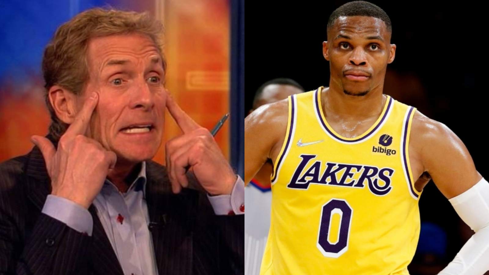 “They’re stuck playing with YOU”: Skip Bayless fire shots at Russell Westbrook, suggesting to be a burden on Anthony Davis and LeBron James