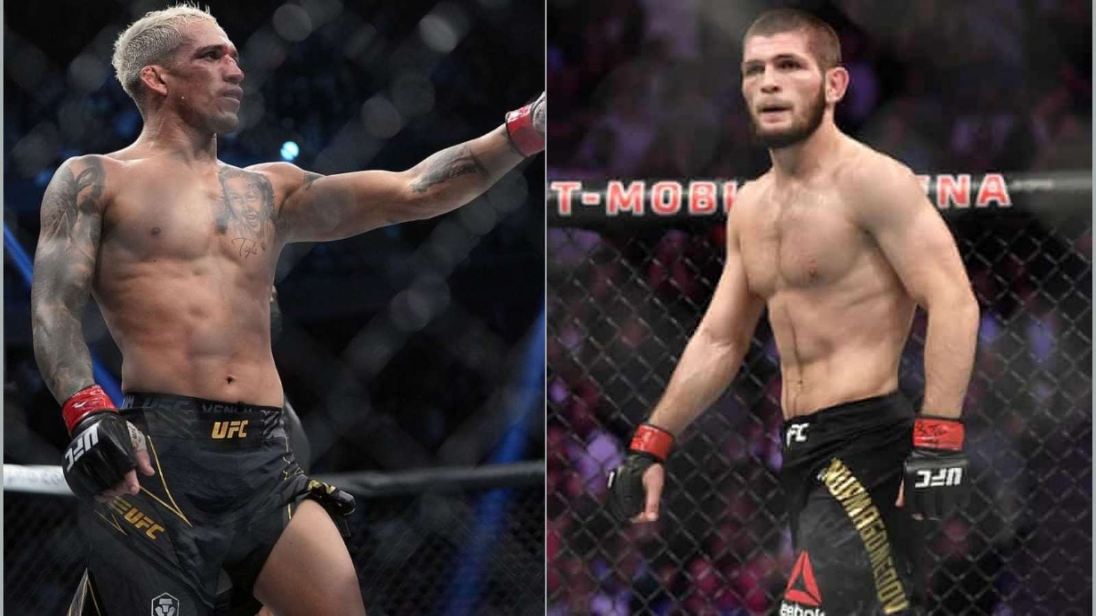 “If there’s a man it’s Charles”- Demian Maia hails Charles Oliveira as the only guy good enough to beat Khabib Nurmagomedov