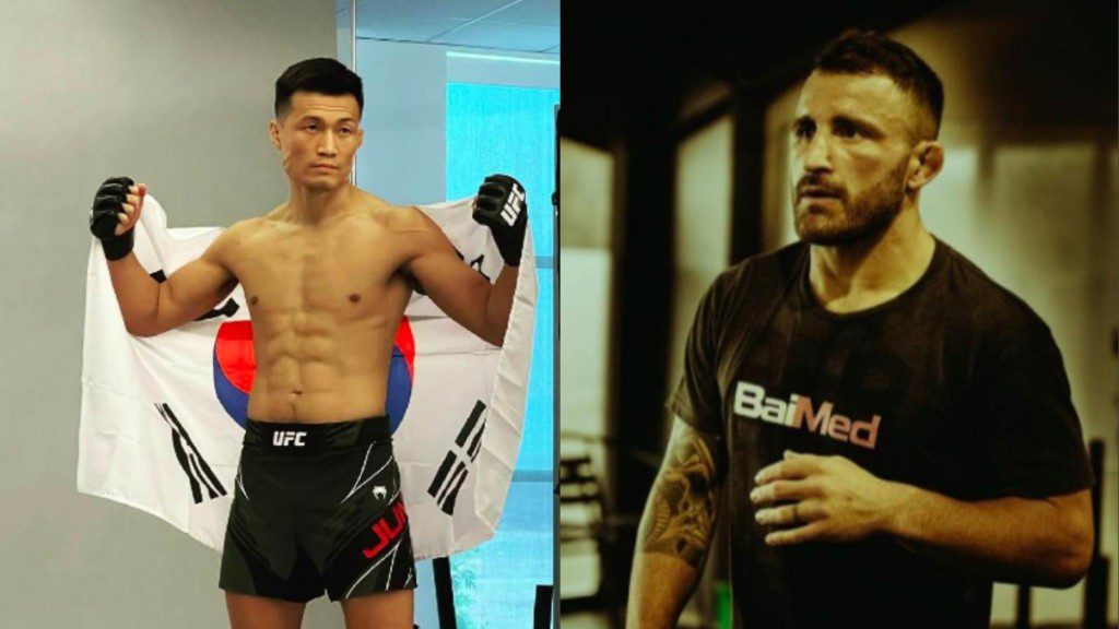 Chan Sung Jung "The Korean Zombie" and Alexander Volkanovski