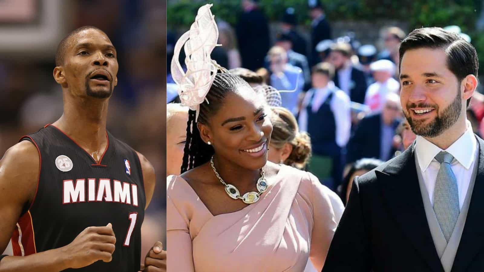 NBA Legend Chris Bosh Reacts to Serena Williams’ Husband’s Advocation