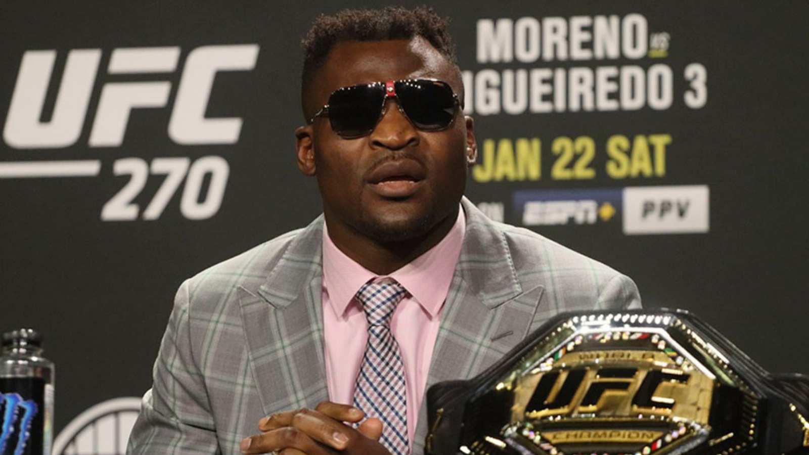 “Be very accurate” Francis Ngannou goes off on reporter for asking a misleading question ahead of UFC 270