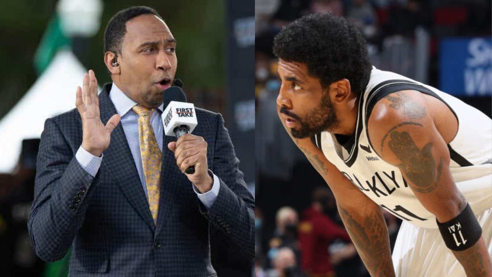 “When Ukraine got bombed by Russia, I thought he was gonna take off for that” Stephen A. Smith alleges Kyrie Irving to always find excuses to not show up for work