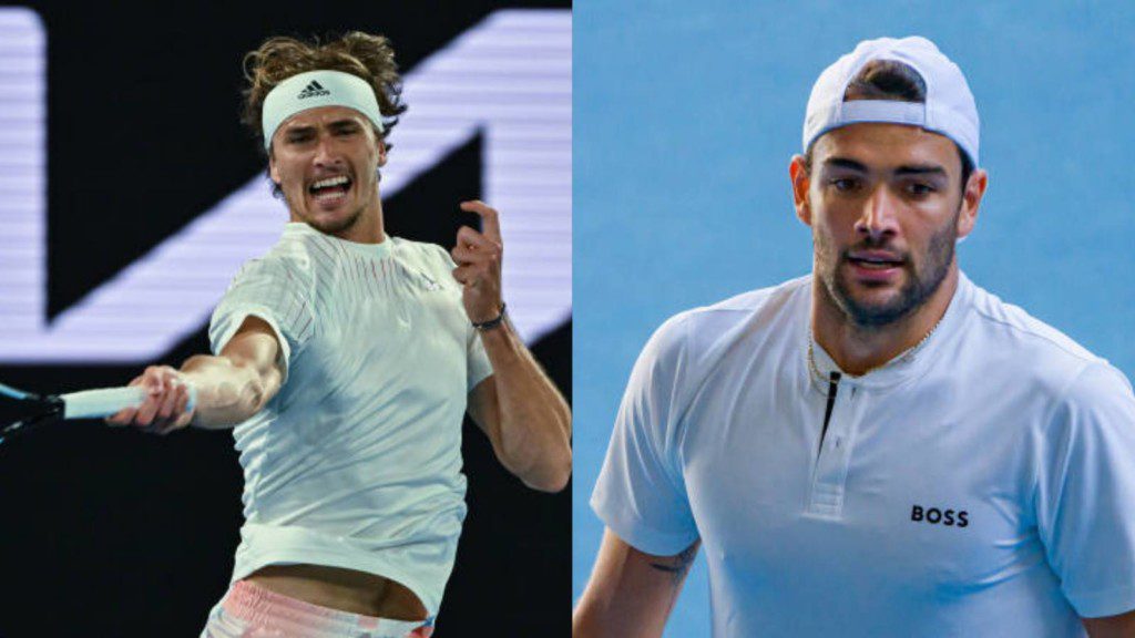 Alexander Zverev and Matteo Berrettini