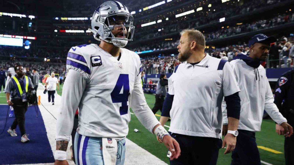 Dak Prescott coming out after the defeat