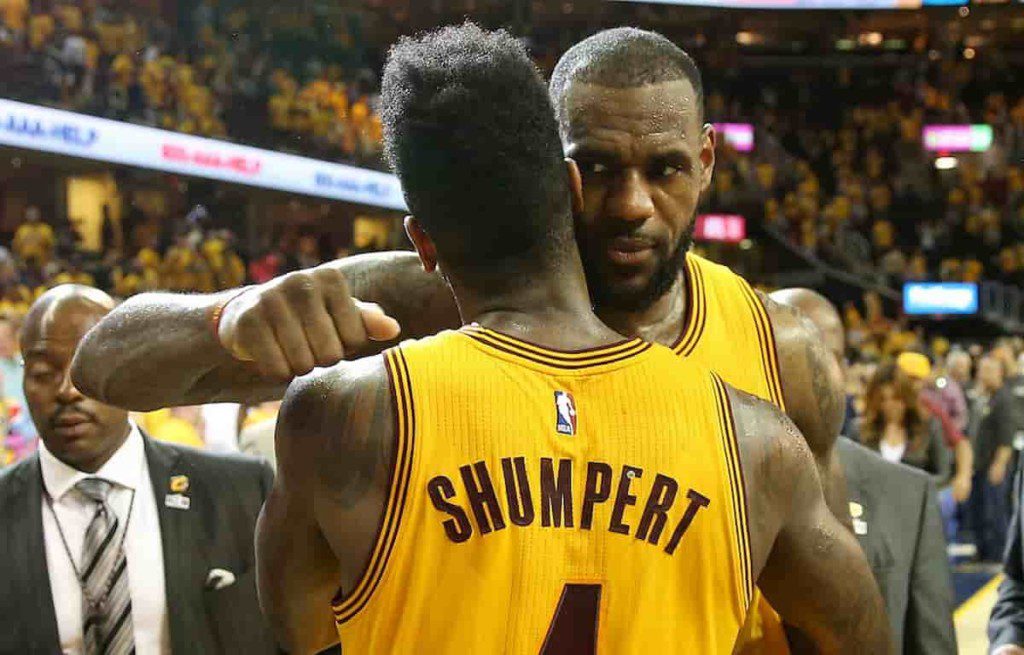 Iman Shumpert and LeBron James