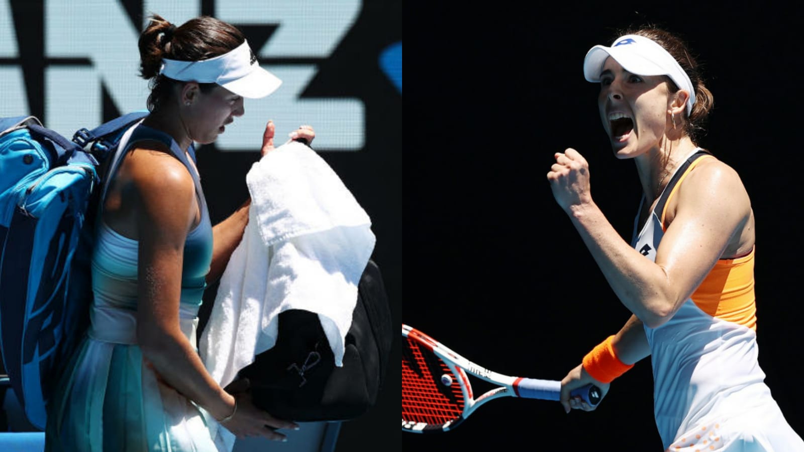 UPSET ALERT! Alize Cornet knocks out No.3 seed Garbine Muguruza in the second round of the 2022 Australian Open