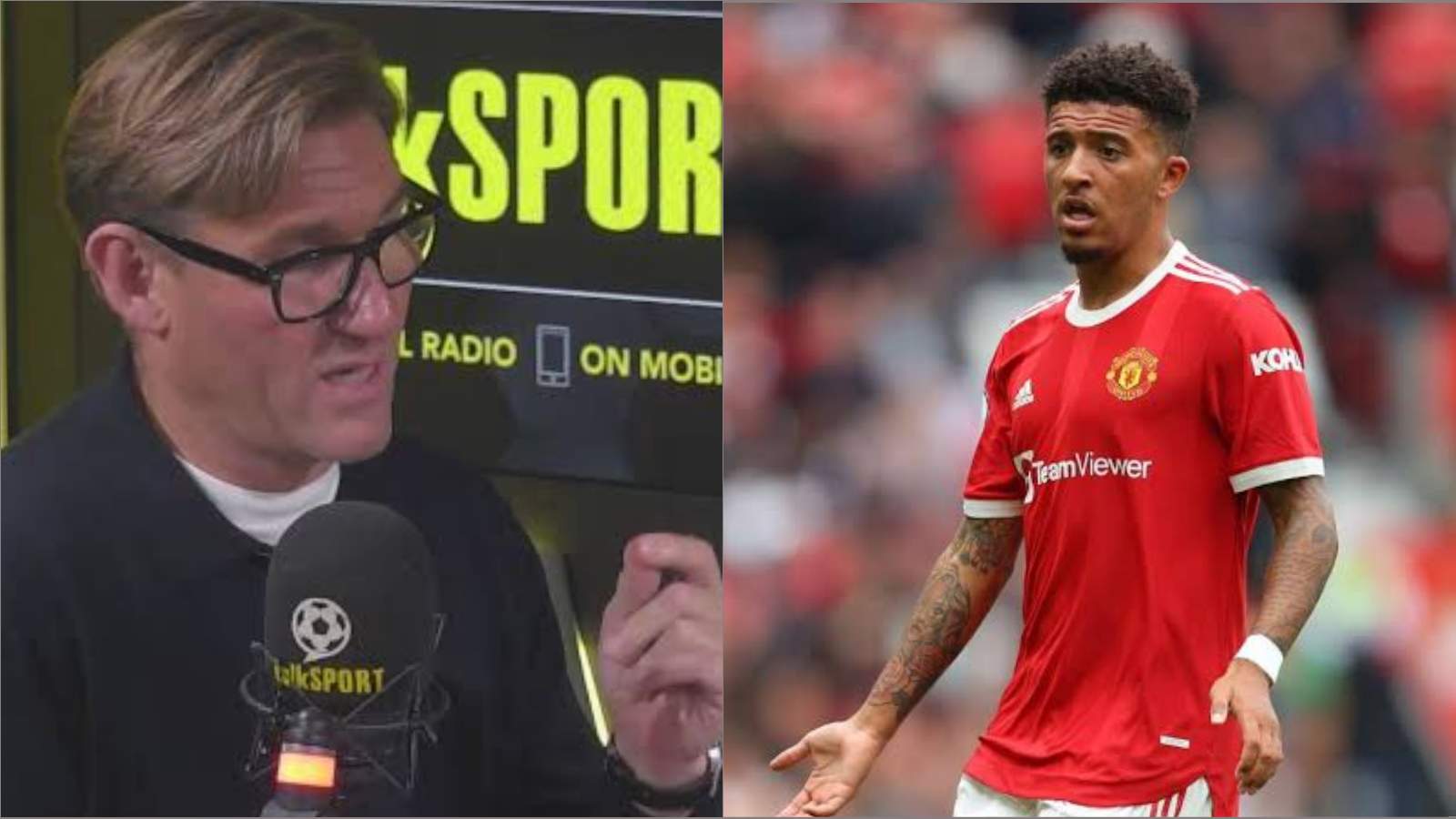 “I don’t think he is a £75m player,” Simon Jordan questions the worth of Jadon Sancho as the youngster struggles to deliver