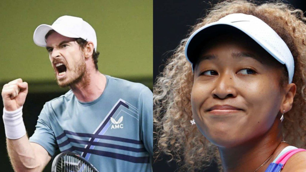 Andy Murray and Naomi Osaka