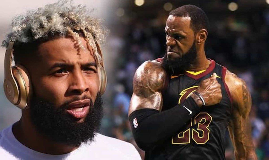 LeBron James and Odell Beckham Jr